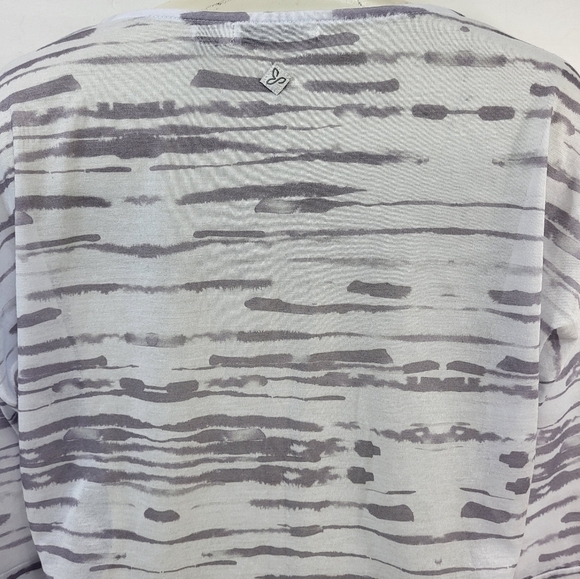 prAna Purple 3/4 Sleeve Top - Picture 4 of 6